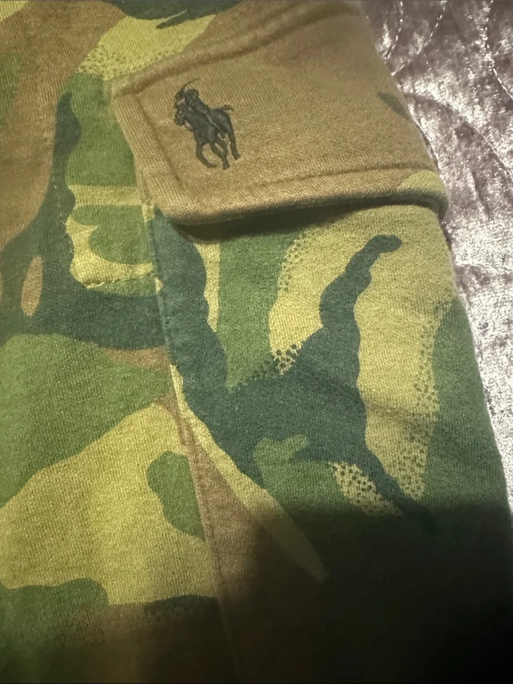 Polo by Ralph Lauren Camo Cargo Shorts in Green and Brown